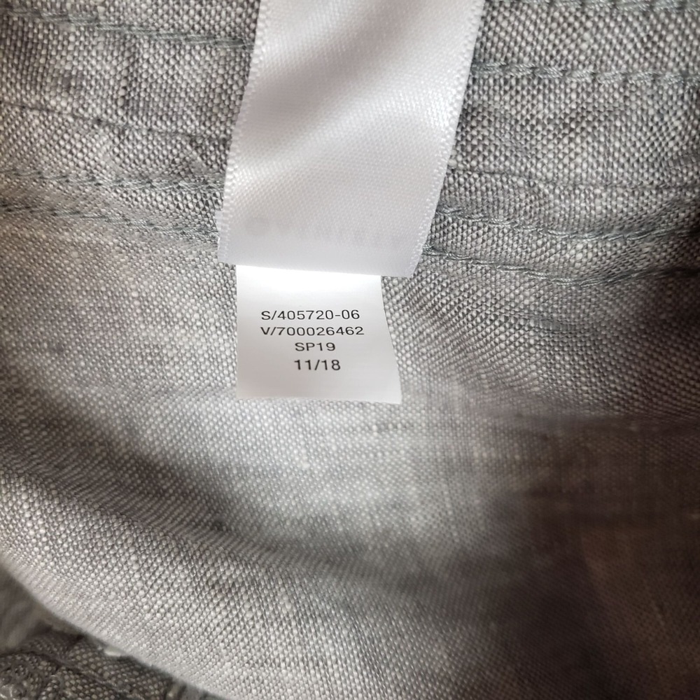 Athleta Cabo Linen Jogger Womens 4 Grey Mid Rise Pants Travel - Picture 10 of 10